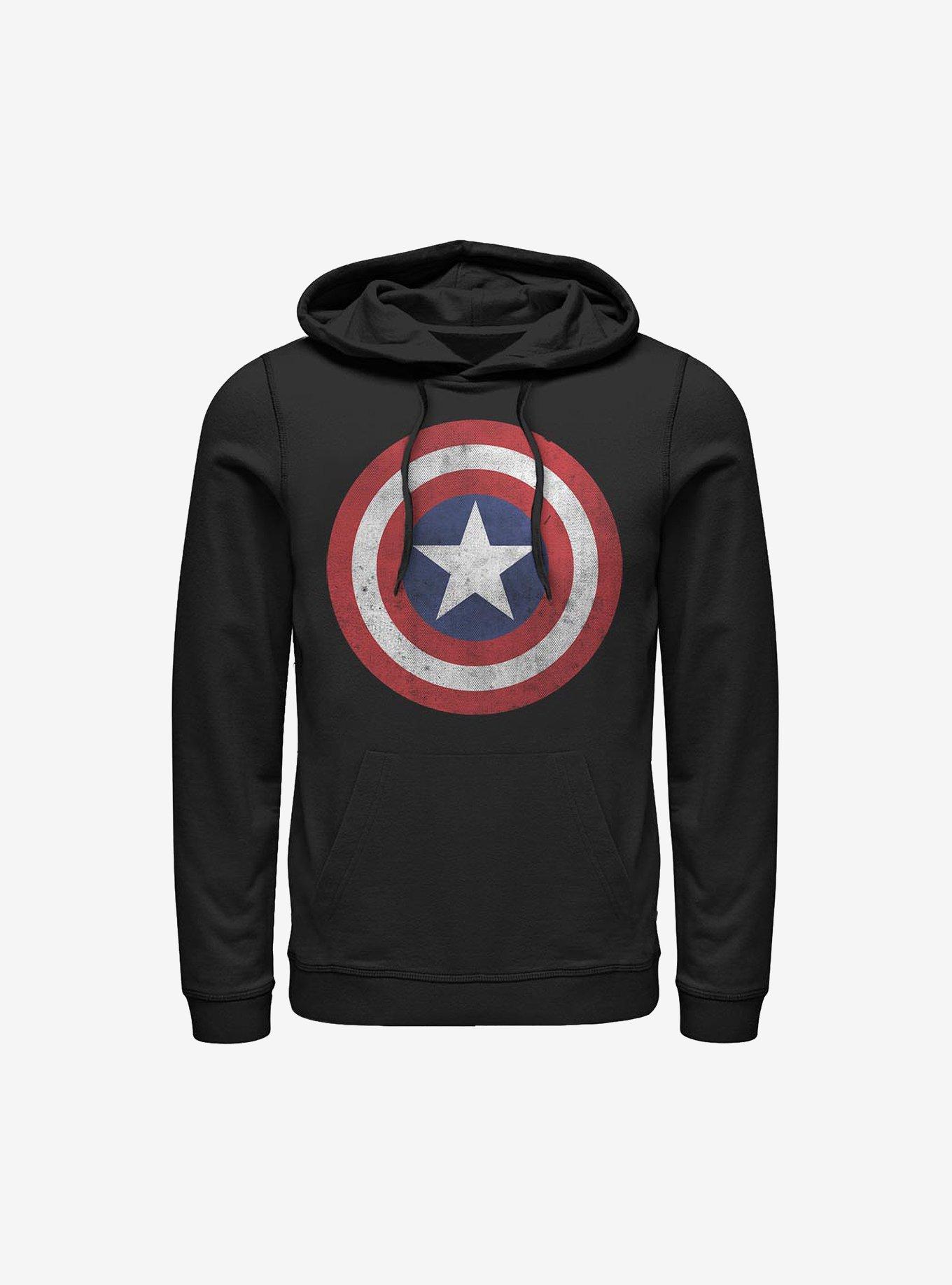 Marvel Captain America Captain Classic Hoodie, BLACK, hi-res