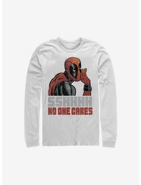 Marvel Deadpool No One Cares Long-Sleeve T-Shirt, , hi-res