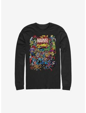 Marvel Comic Entire Cast Long-Sleeve T-Shirt, , hi-res