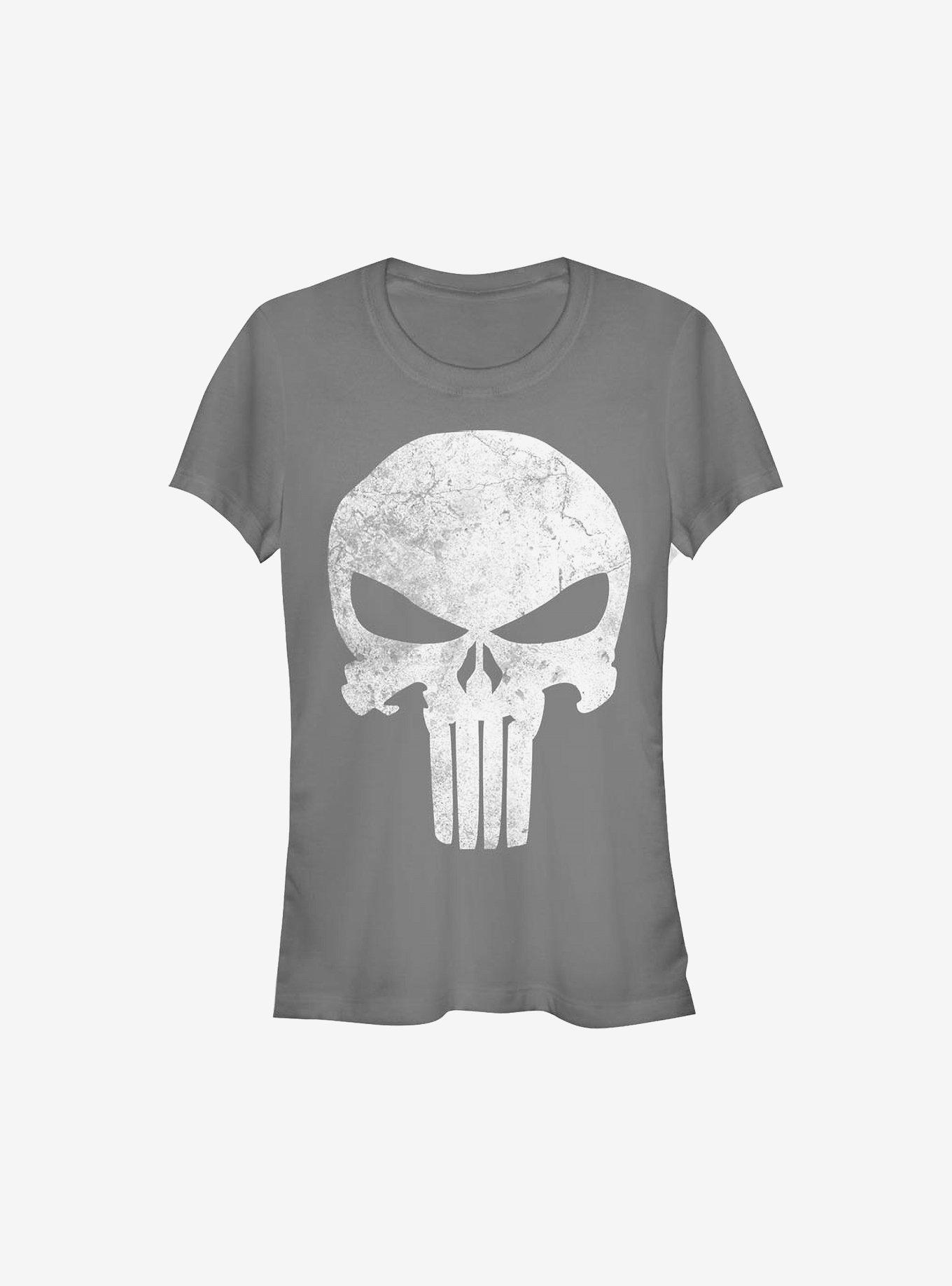 Marvel Punisher Punisher Distresskull Girls T Shirt Hot Topic