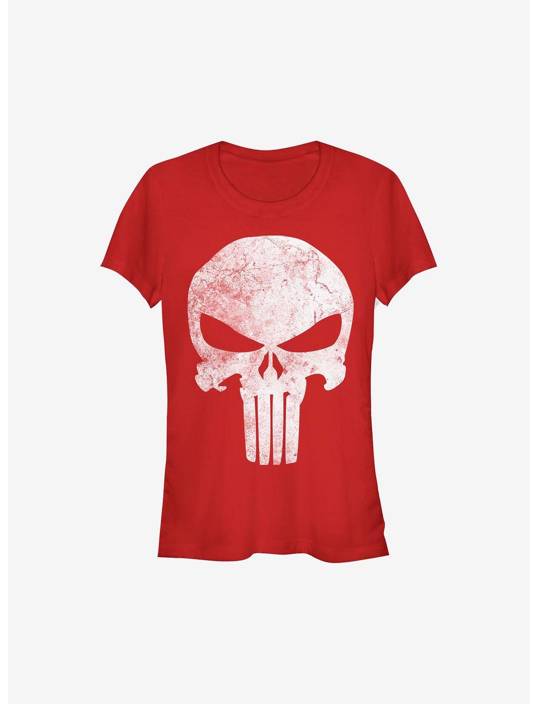 Marvel Punisher Punisher Distresskull Girls T-Shirt, , hi-res