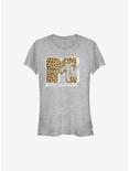 MTV Cheeta Logo Girls T-Shirt, ATH HTR, hi-res