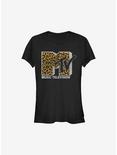 MTV Cheeta Logo Girls T-Shirt, BLACK, hi-res
