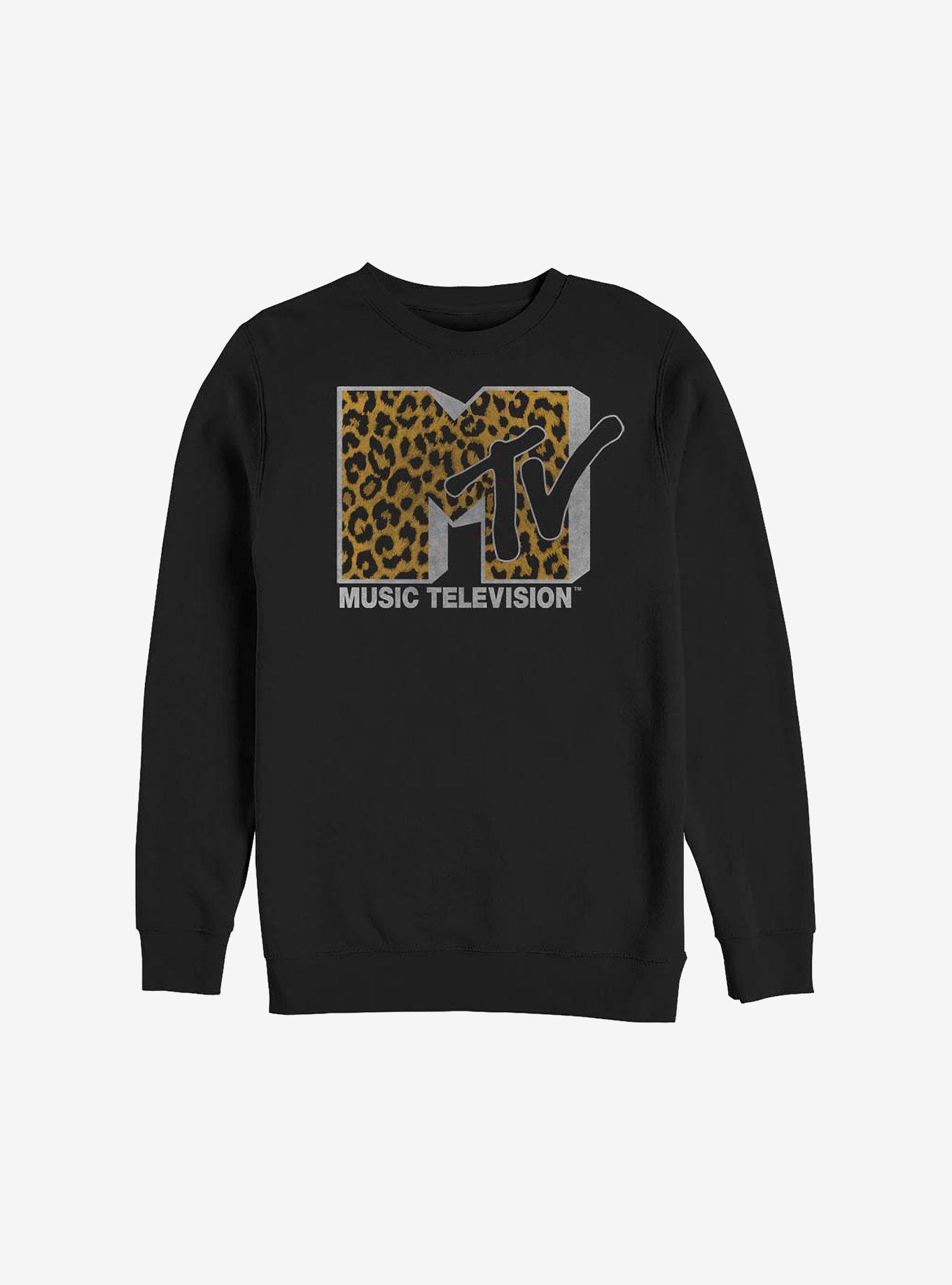 MTV Cheeta Logo Crew Sweatshirt, , hi-res