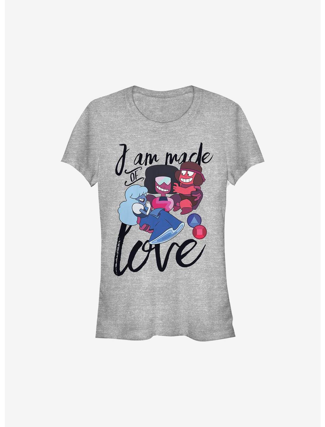 Steven Universe I Am Made Of Love Girls T-Shirt, ATH HTR, hi-res