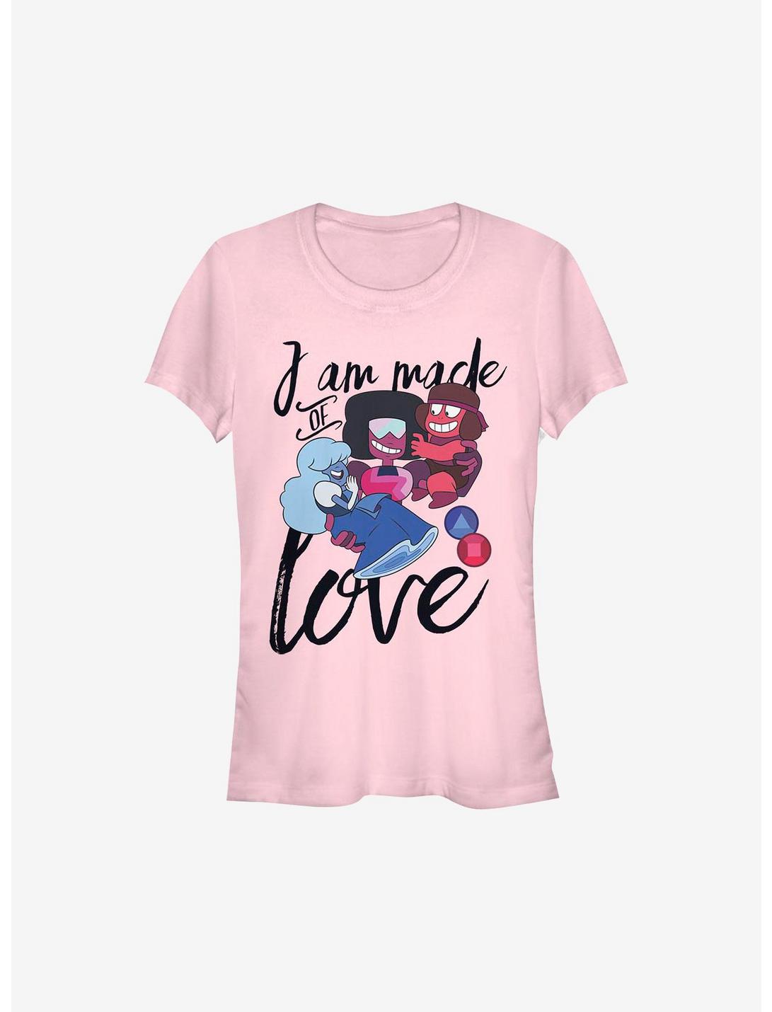 Steven Universe I Am Made Of Love Girls T-Shirt, LIGHT PINK, hi-res