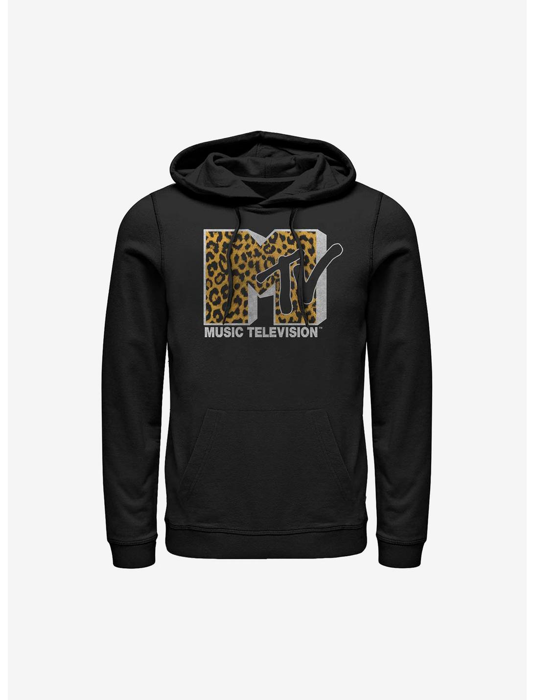 MTV Cheeta Logo Hoodie, BLACK, hi-res