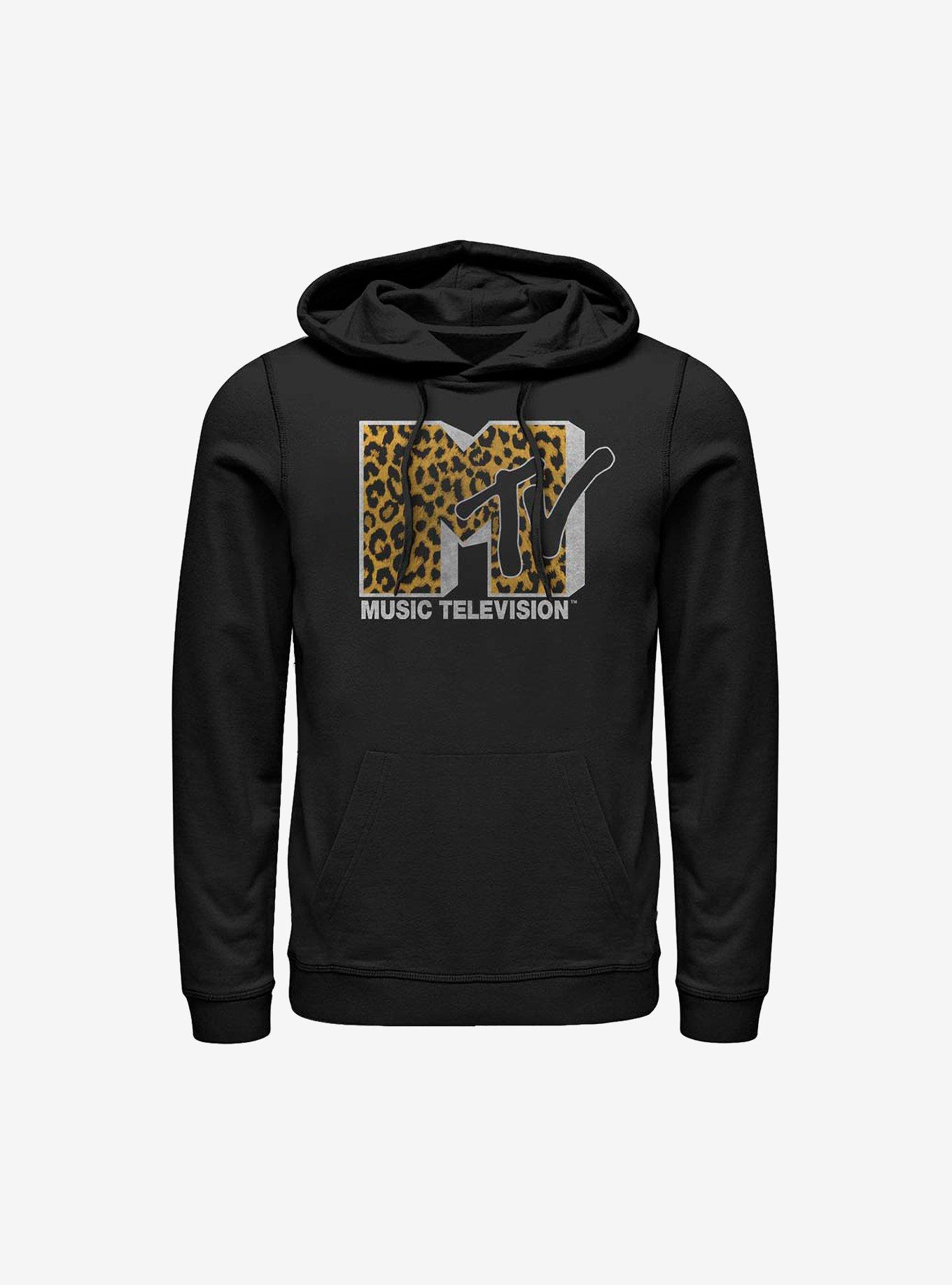 MTV Cheeta Logo Hoodie, BLACK, hi-res