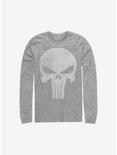 Marvel Punisher Punisher Distresskull Long-Sleeve T-Shirt, ATH HTR, hi-res