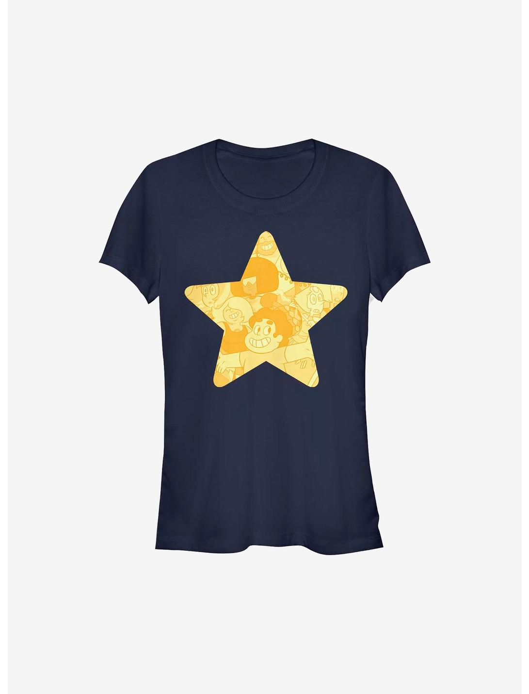 Steven Universe Steven Star Girls T-Shirt, NAVY, hi-res