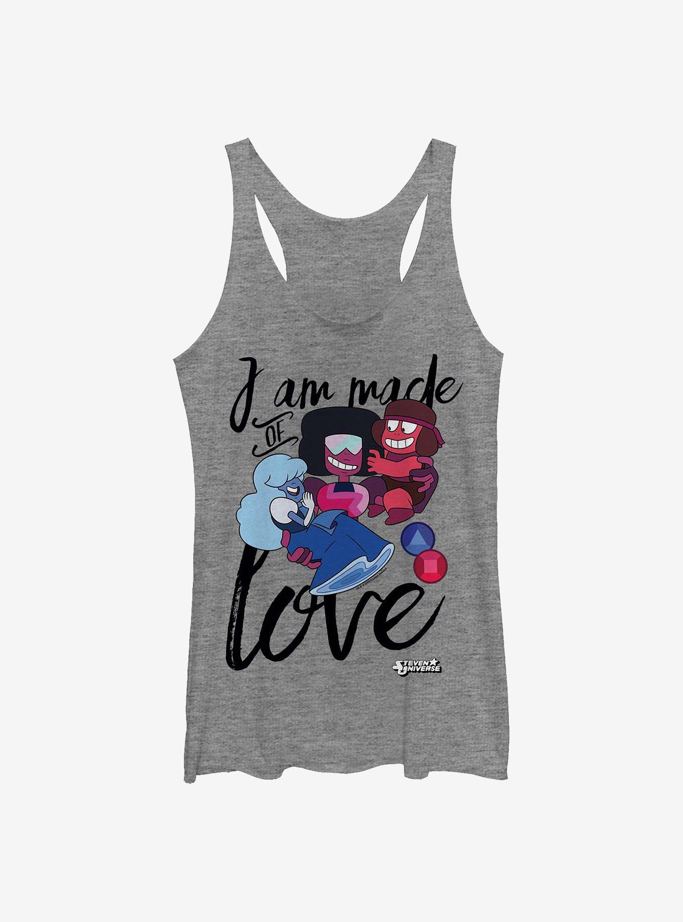 Steven Universe I Am Made Of Love Girls Tank, , hi-res