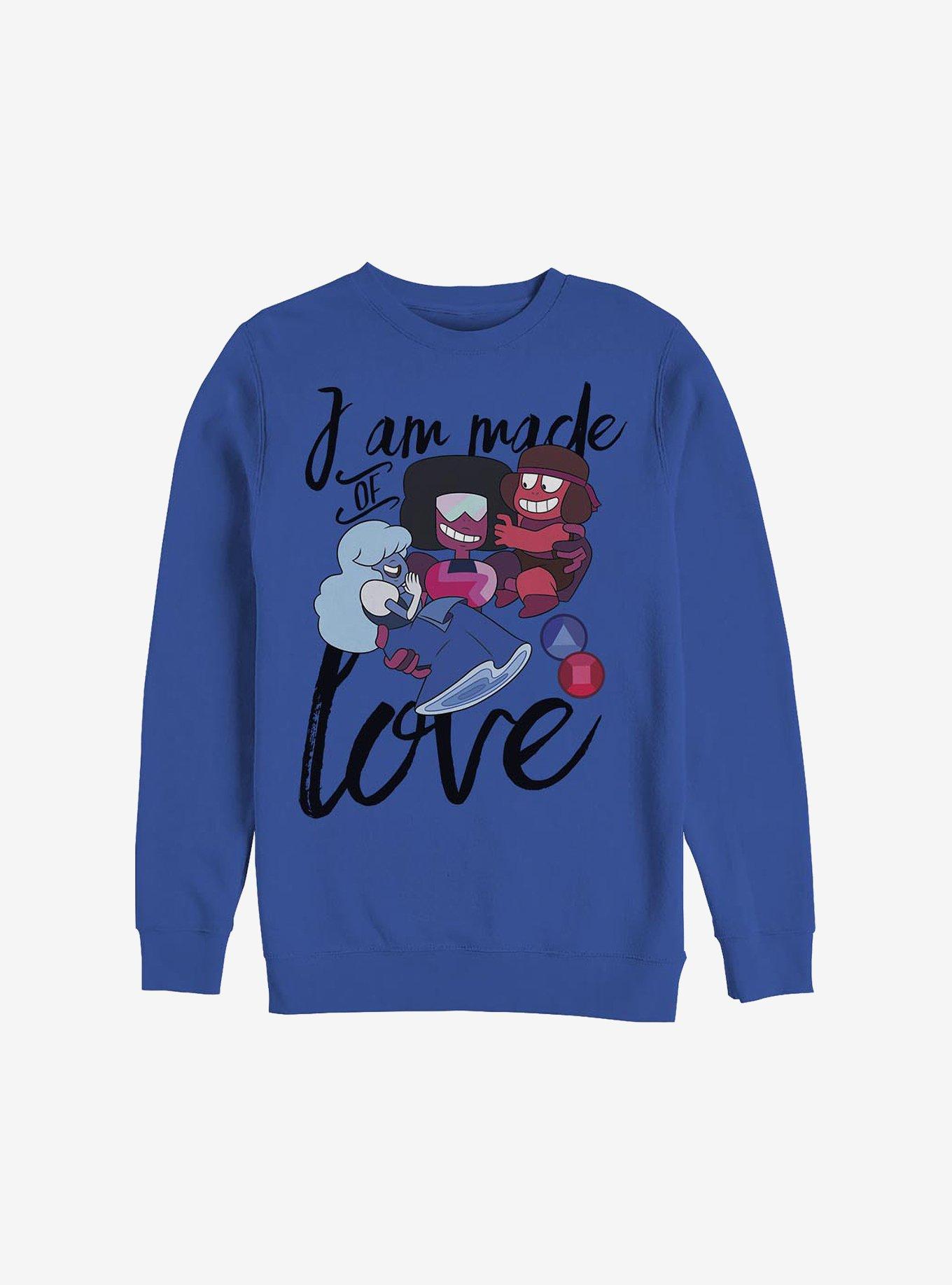 Steven Universe I Am Made Of Love Crew Sweatshirt, , hi-res