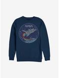 NASA Patch Crew Sweatshirt, NAVY, hi-res