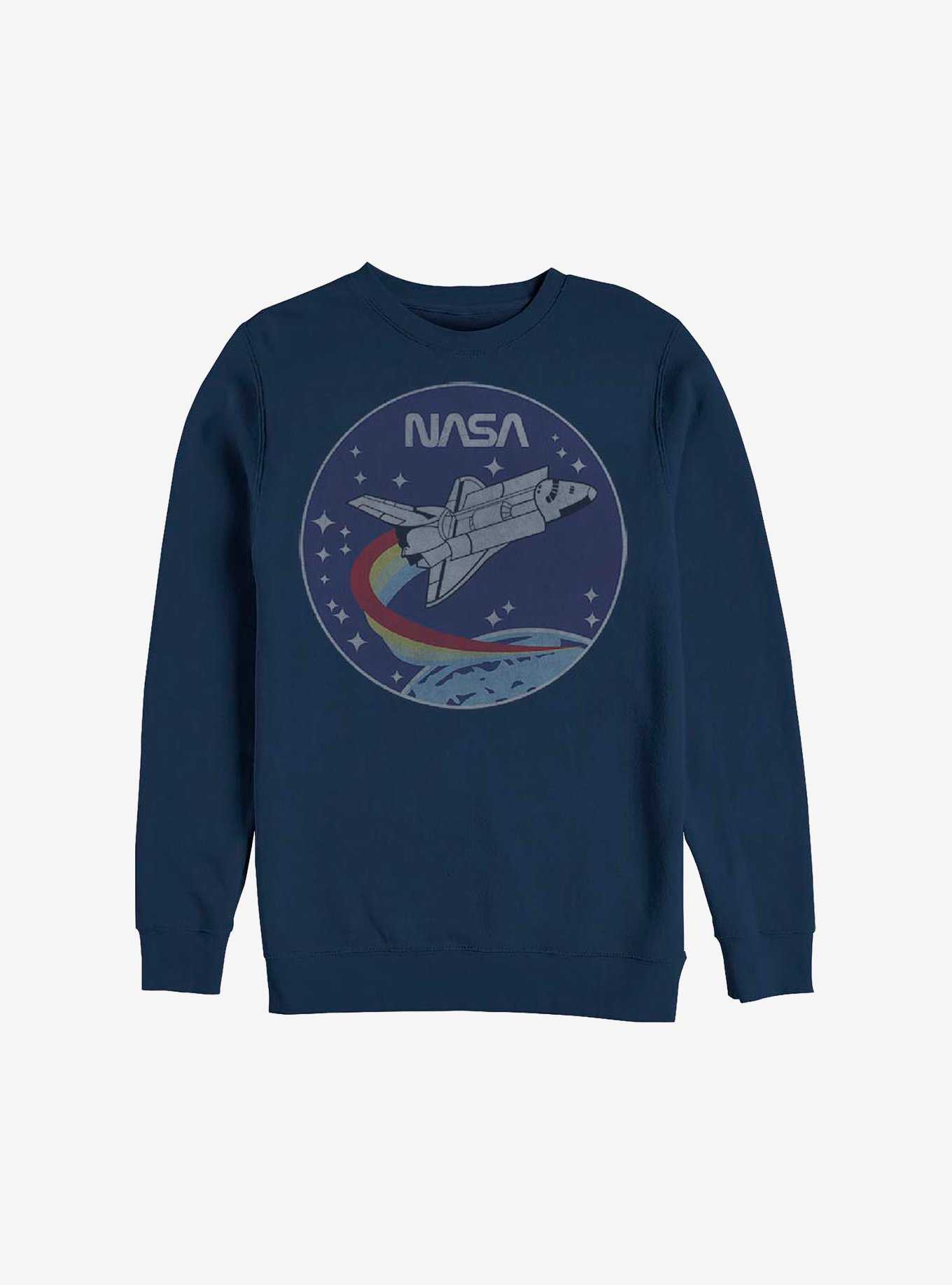 NASA Patch Crew Sweatshirt, , hi-res