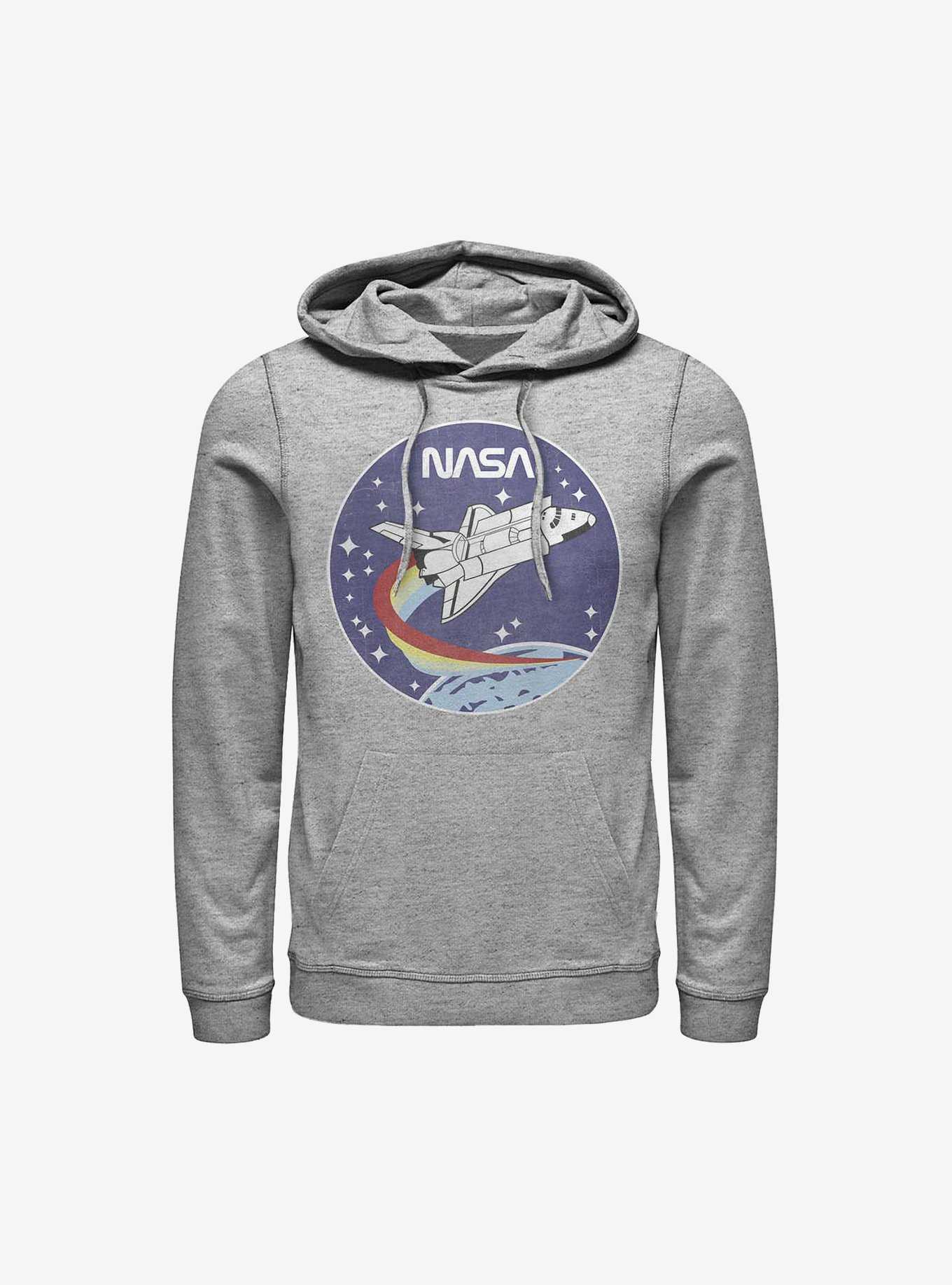 Nasa hoodie with patches best sale on sleeves