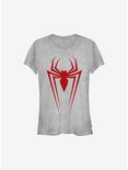 Marvel Spider-Man Long Spider Girls T-Shirt, ATH HTR, hi-res