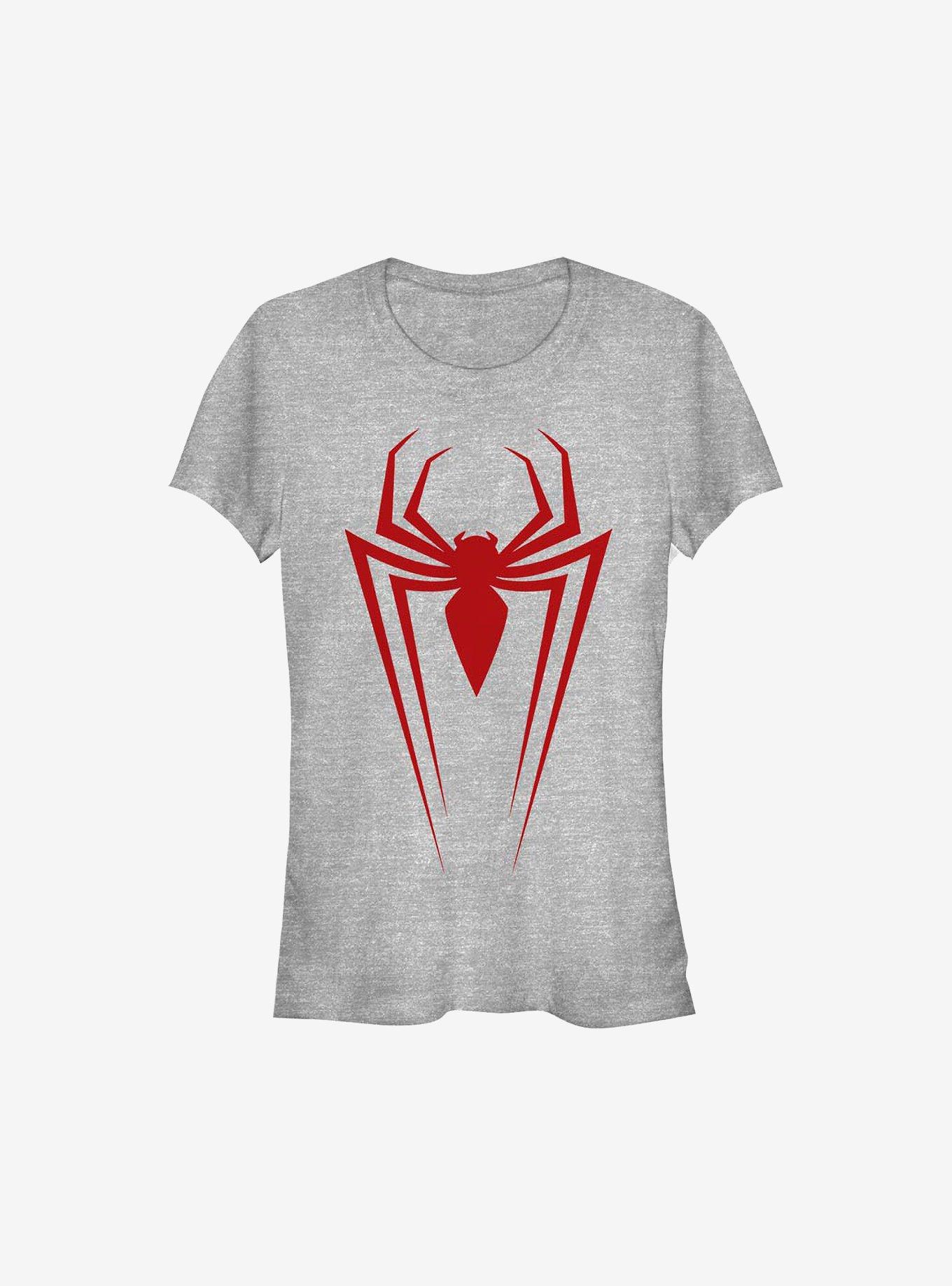 Marvel Spider-Man Long Spider Girls T-Shirt, ATH HTR, hi-res