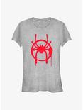 Marvel Spider-Man Miles Symbol Girls T-Shirt, ATH HTR, hi-res