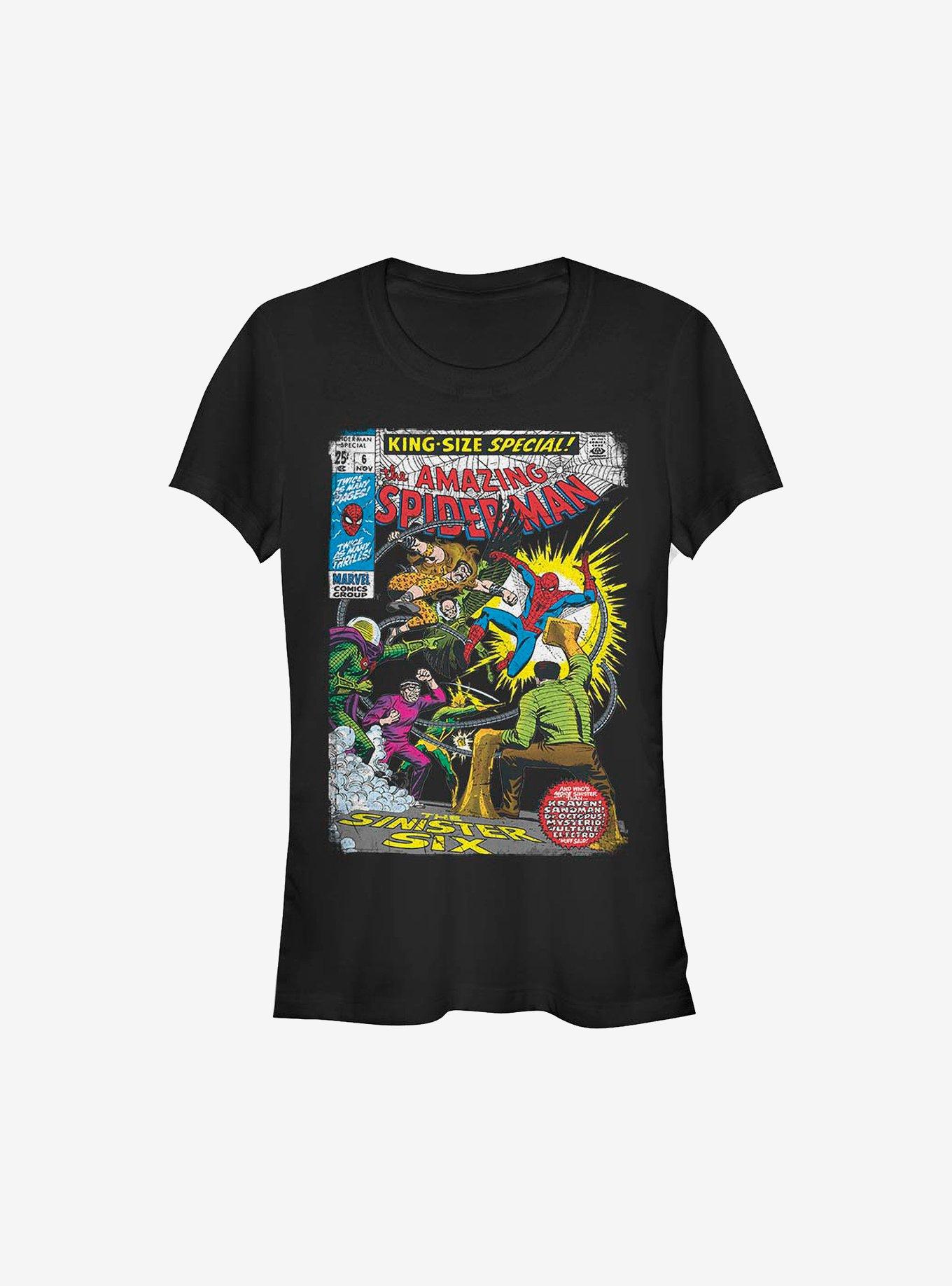 Marvel Spider-Man Comic Girls T-Shirt