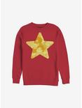 Steven Universe Steven Star Crew Sweatshirt, RED, hi-res