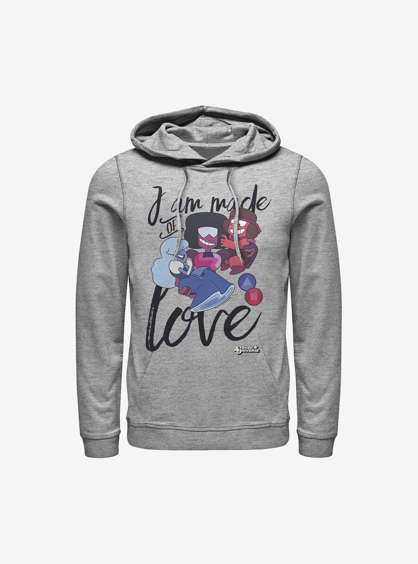 Steven Universe I Am Made Of Love Hoodie, ATH HTR, hi-res