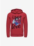 Steven Universe I Am Made Of Love Hoodie, RED, hi-res
