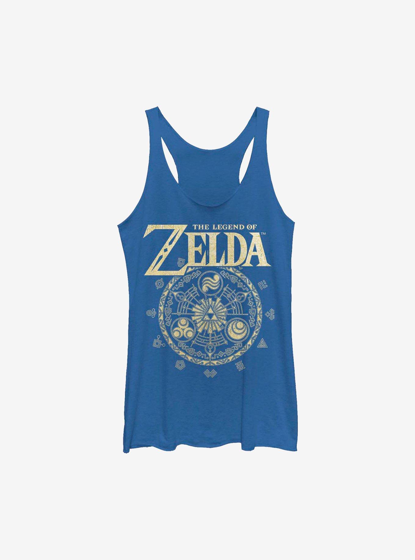 Nintendo The Legend Of Zelda Emblem Cir Girls Tank, ROY HTR, hi-res