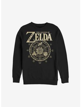 Nintendo The Legend Of Zelda Emblem Cir Crew Sweatshirt, , hi-res