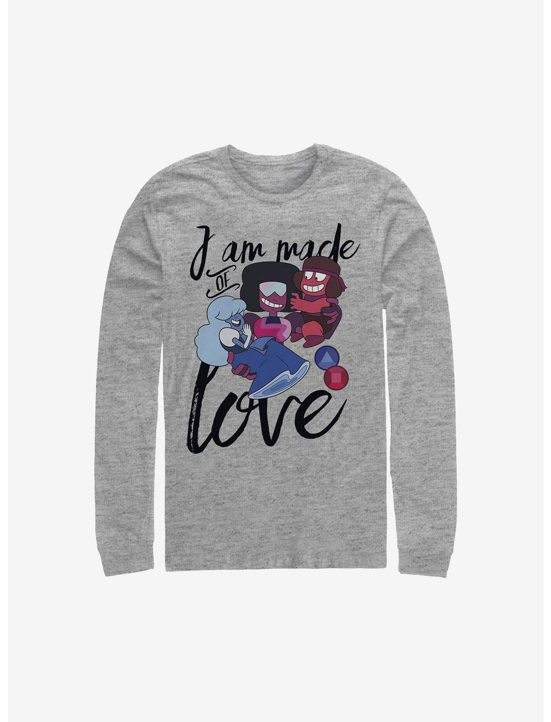 Steven Universe I Am Made Of Love Long-Sleeve T-Shirt, ATH HTR, hi-res