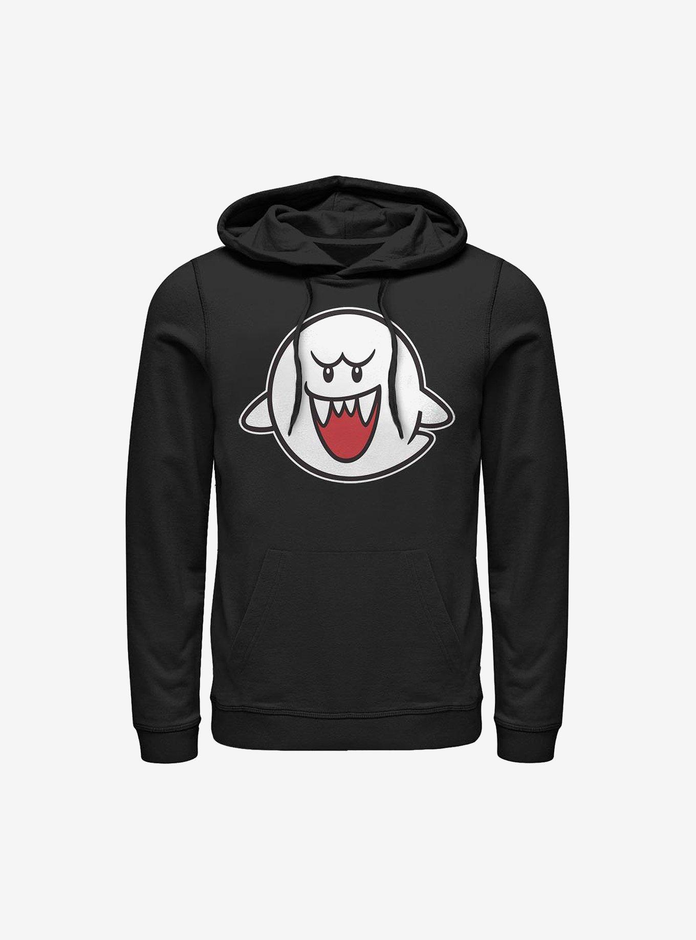 Nintendo Straight Up Boo Hoodie, BLACK, hi-res