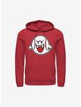 Nintendo Straight Up Boo Hoodie, RED, hi-res