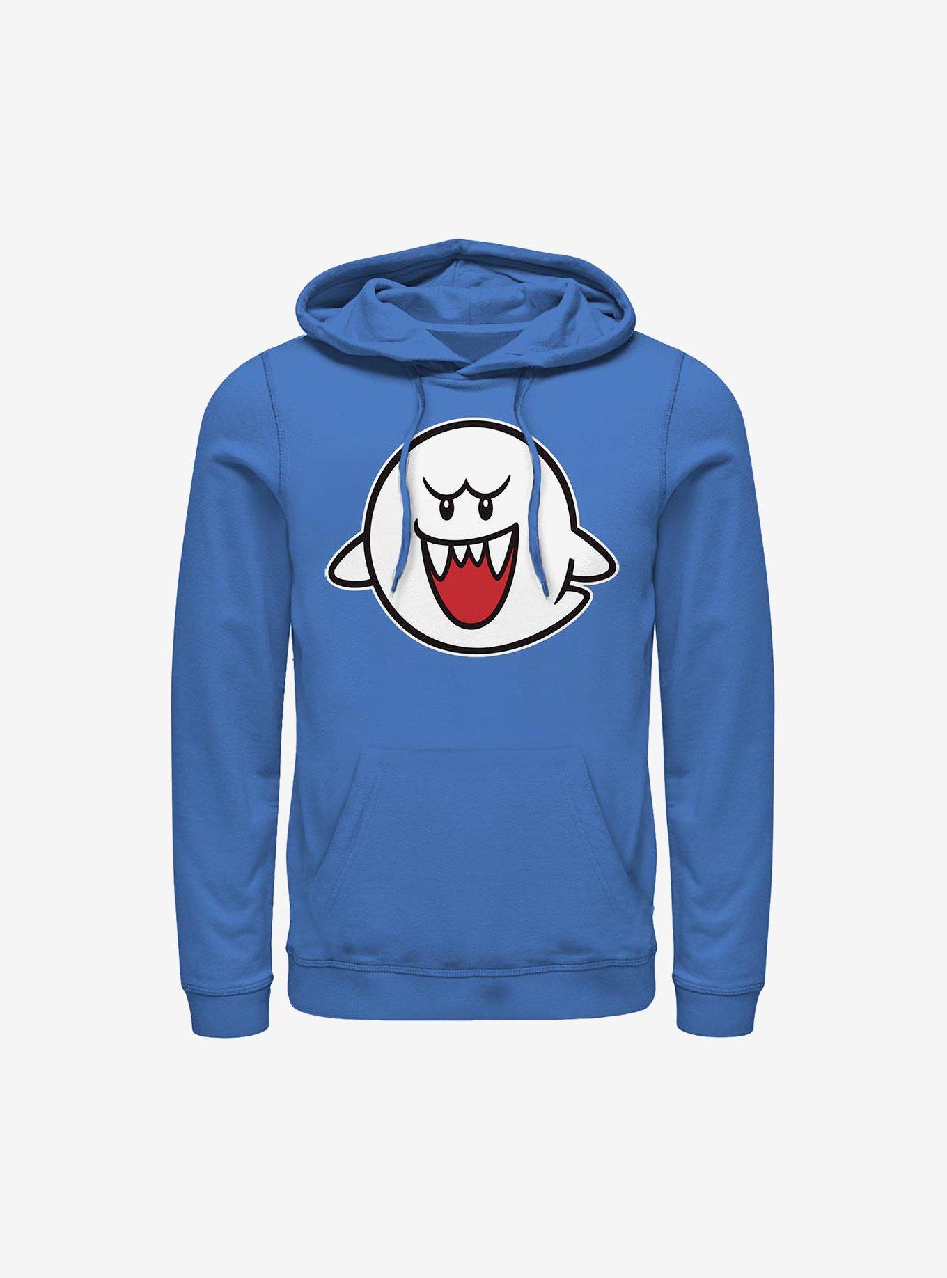 Nintendo Straight Up Boo Hoodie, ROYAL, hi-res