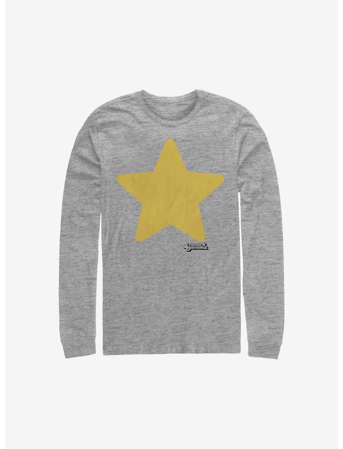 Steven Universe Steven Star Long-Sleeve T-Shirt, ATH HTR, hi-res