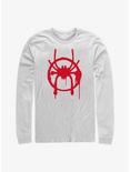 Marvel Spider-Man Miles Symbol Long-Sleeve T-Shirt, WHITE, hi-res