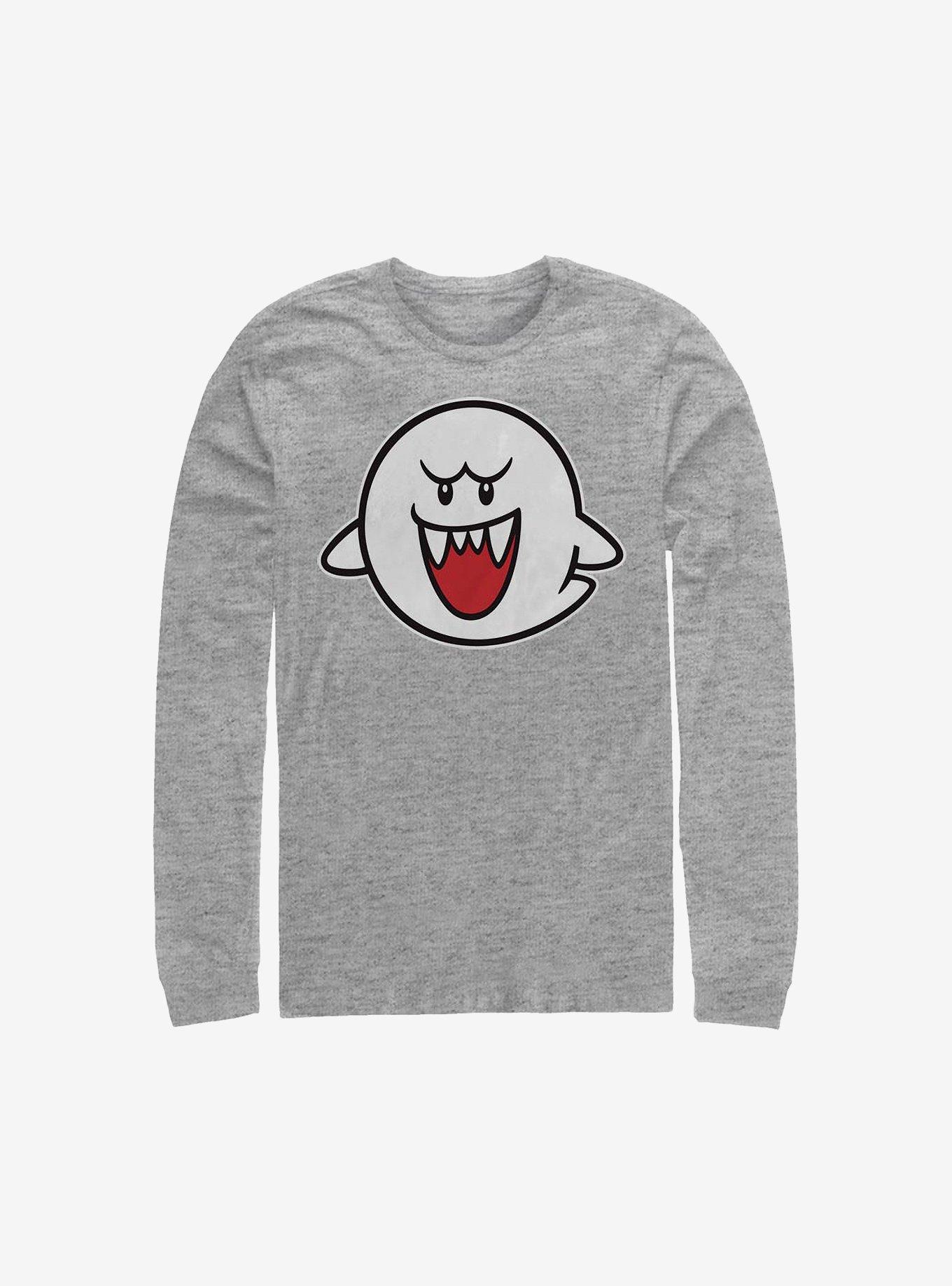Nintendo Straight Up Boo Long-Sleeve T-Shirt, , hi-res