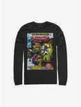Marvel Spider-Man Comic Long-Sleeve T-Shirt, BLACK, hi-res