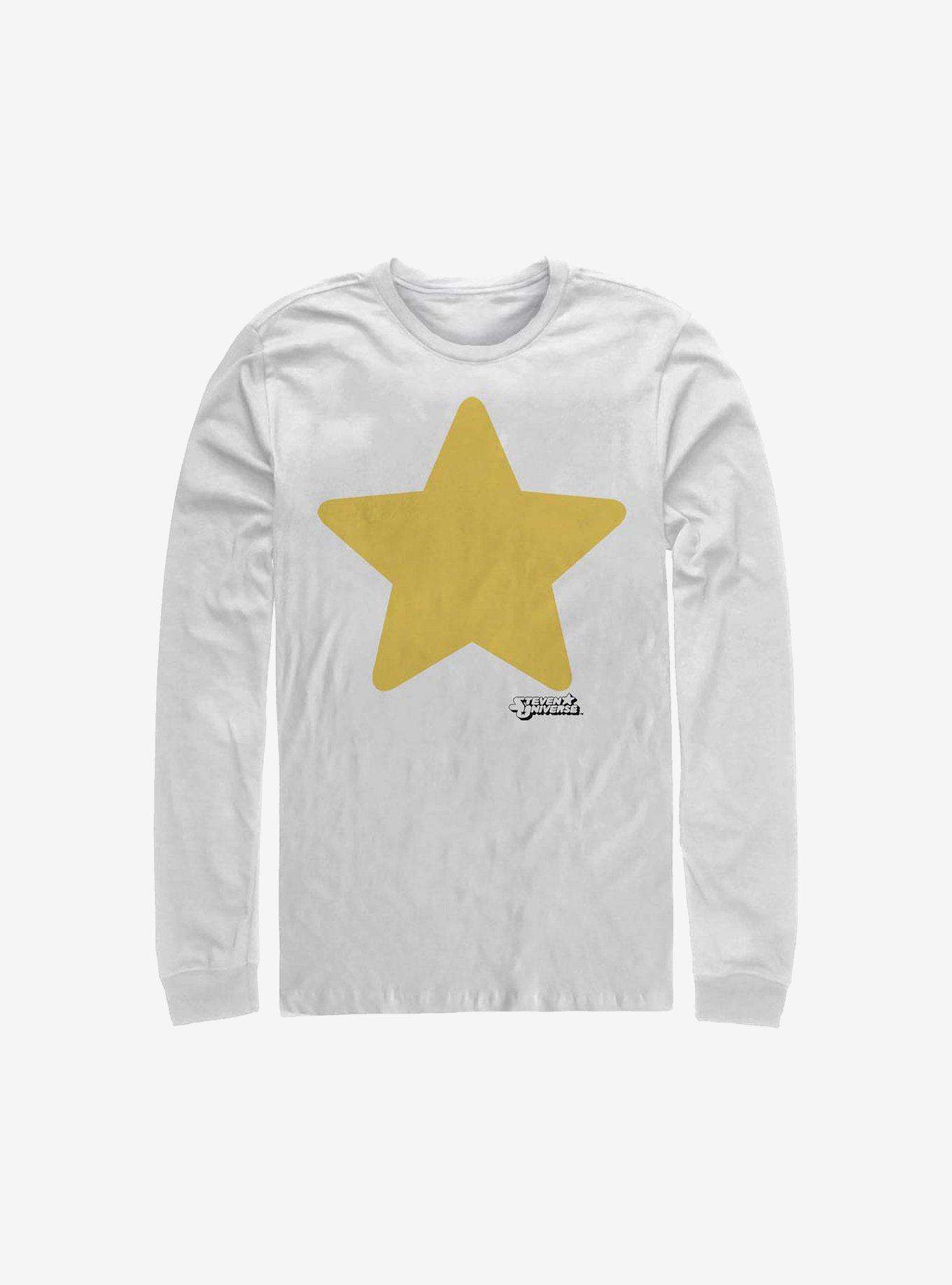 Steven Universe Steven Star Long-Sleeve T-Shirt, WHITE, hi-res