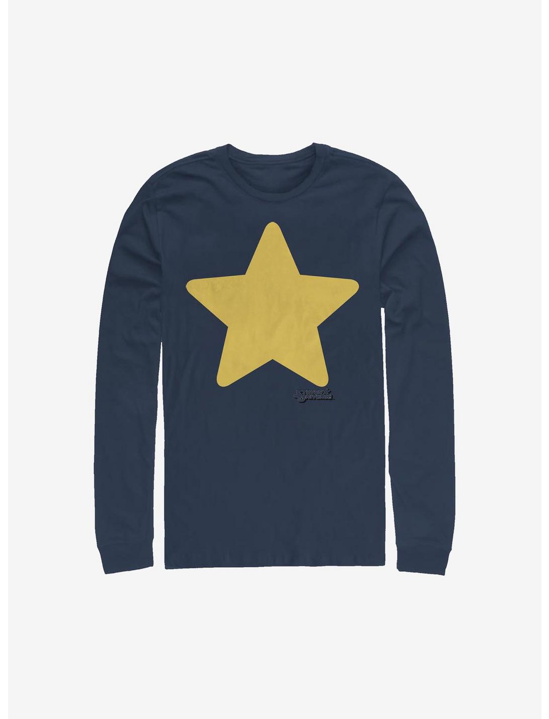 Steven Universe Steven Star Long-Sleeve T-Shirt, NAVY, hi-res