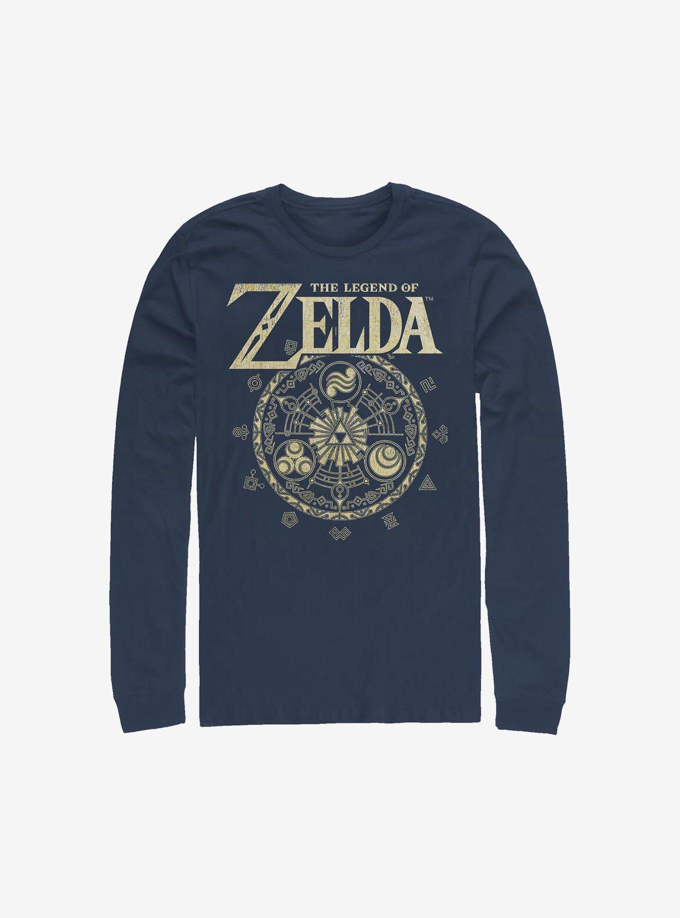 Nintendo The Legend Of Zelda Emblem Circle Long-Sleeve T-Shirt