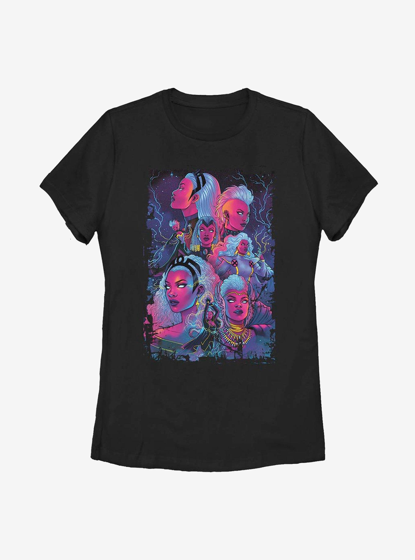 Marvel X-Men Faces Of Storm Womens T-Shirt, , hi-res