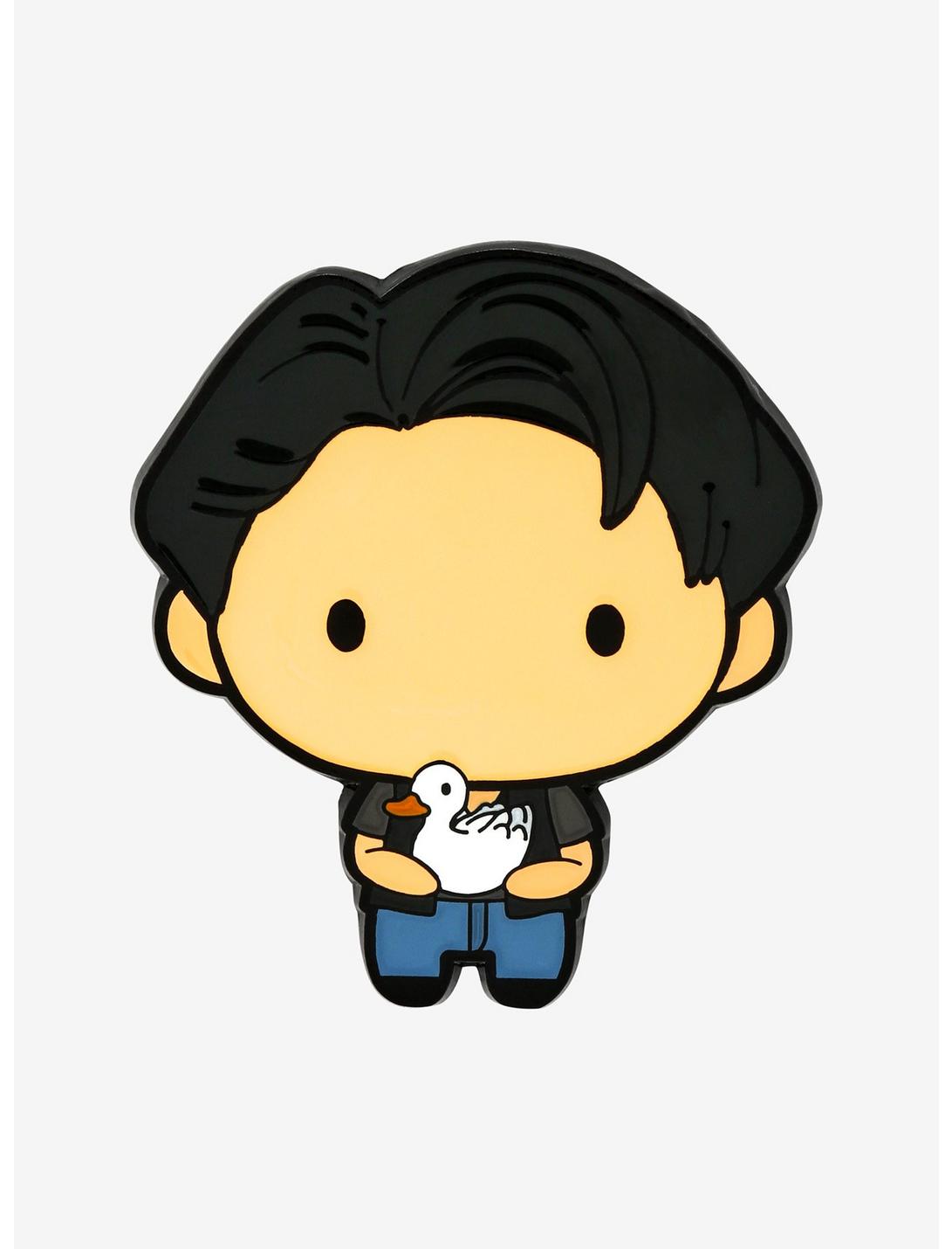 Friends Joey with Duck Chibi Enamel Pin - BoxLunch Exclusive, , hi-res