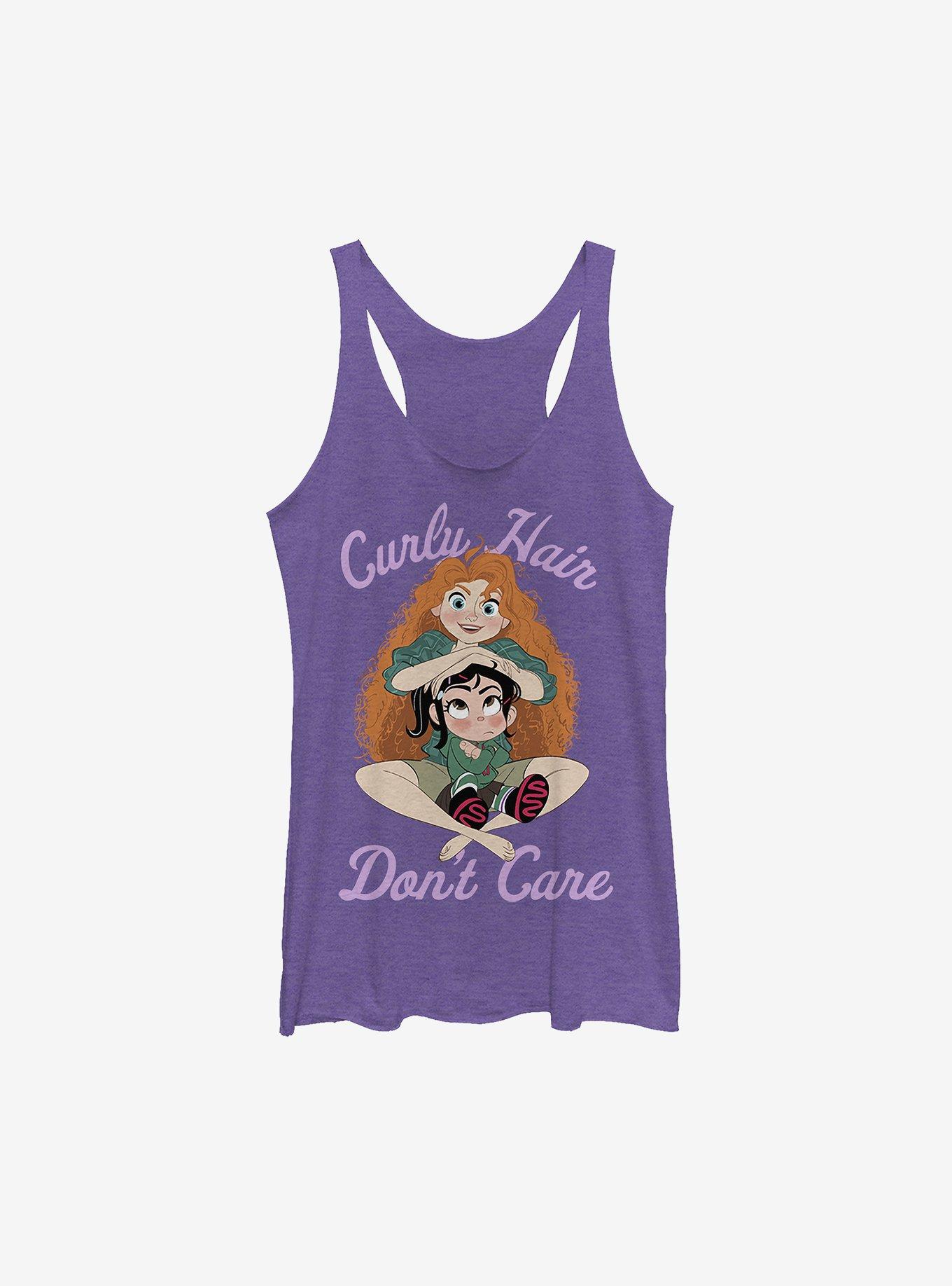 Disney Ralph Breaks The Internet Vanellope Merida Curly Hair Tank Top, , hi-res