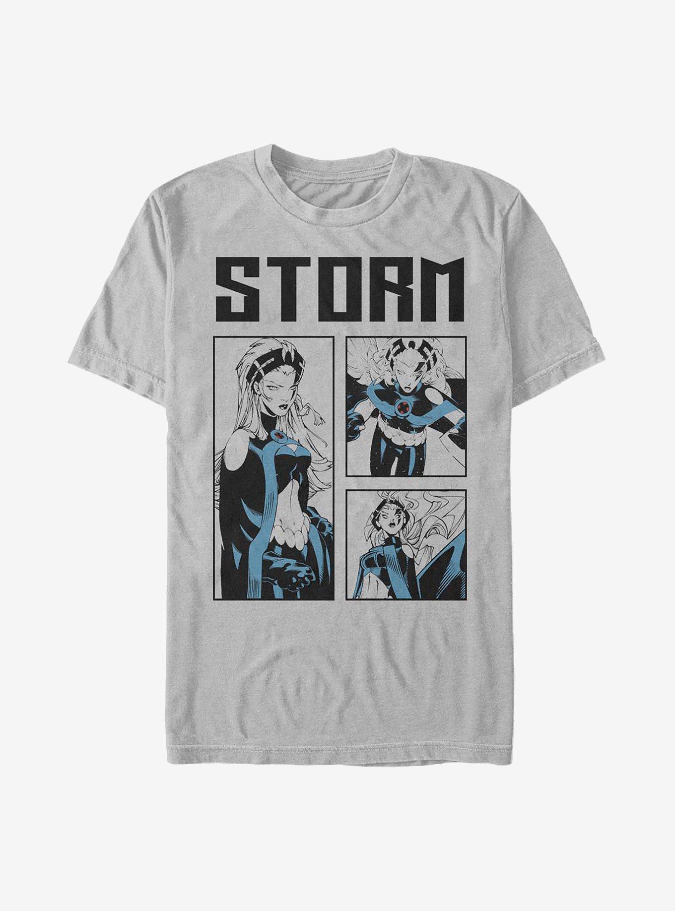 Marvel X-Men Storm Box Up T-Shirt, SILVER, hi-res