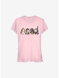 Star Wars: The Last Jedi Porgs As Characters Girls T-Shirt, LIGHT PINK, hi-res