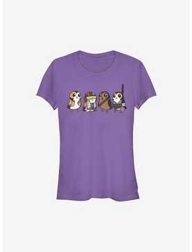 Star Wars: The Last Jedi Porgs As Characters Girls T-Shirt, , hi-res