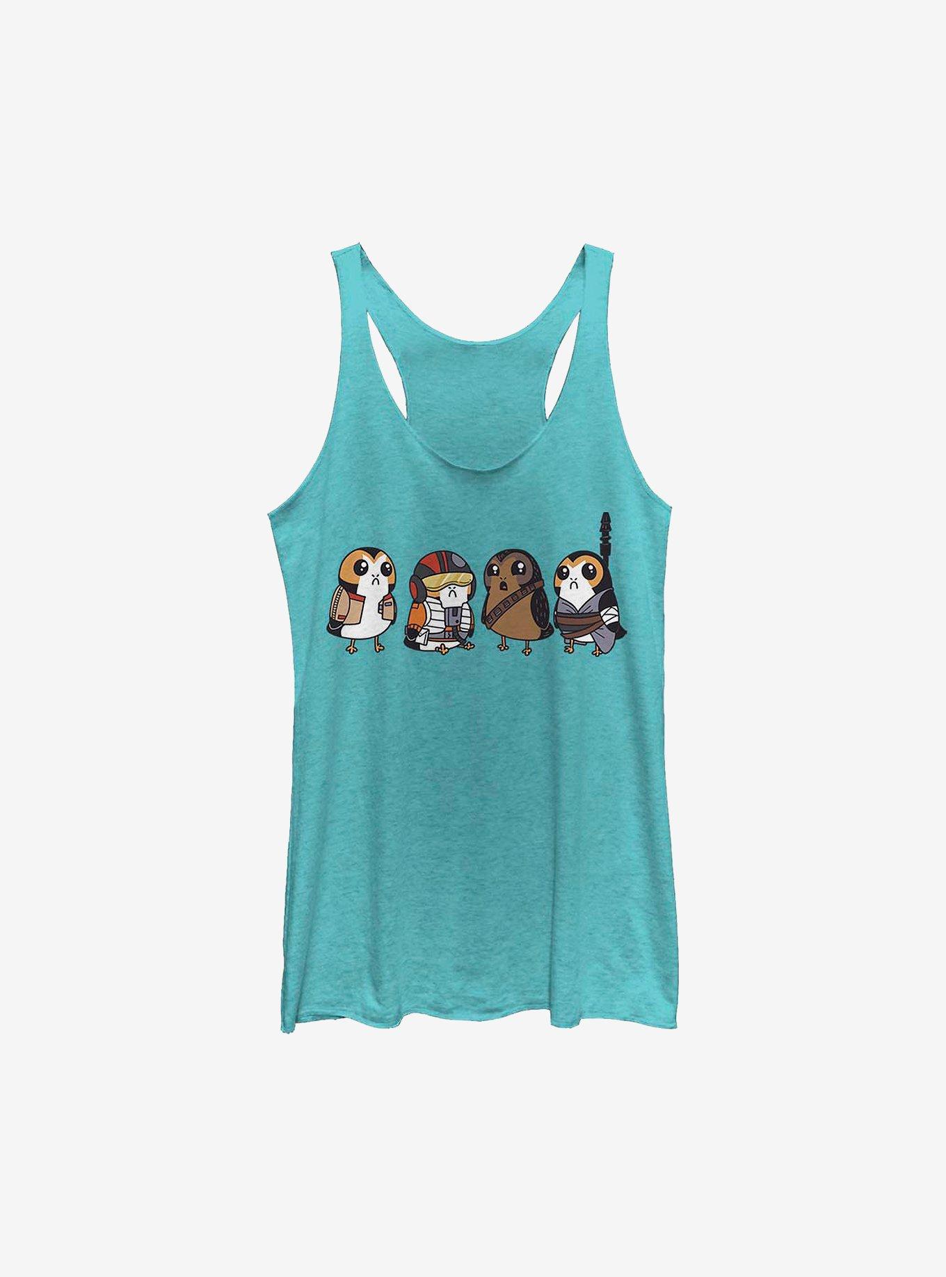 Star Wars: The Last Jedi Porgs As Characters Girls Tank, TAHI BLUE, hi-res