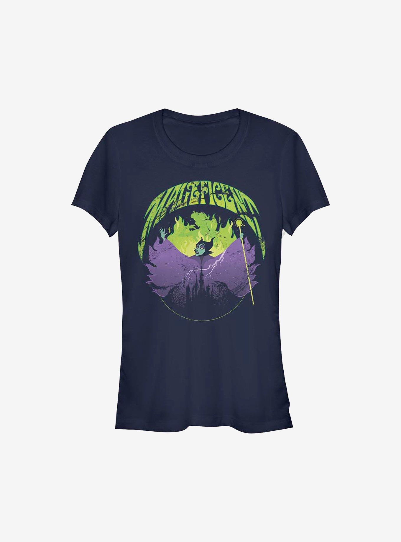 Disney Maleficent Maleficent Castle Flame Outline Girls T-Shirt, , hi-res