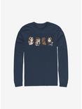 Star Wars: The Last Jedi Porgs As Characters Long-Sleeve T-Shirt, NAVY, hi-res