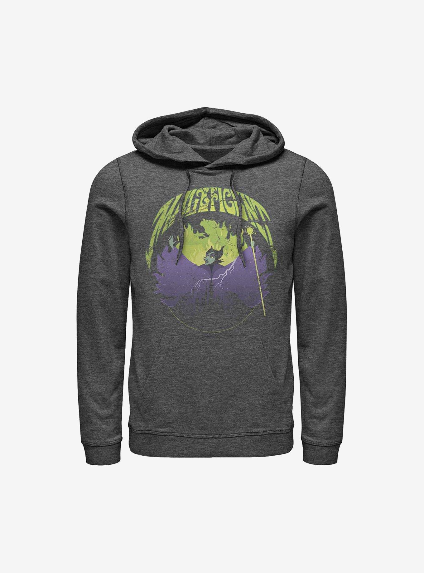Disney Maleficent Maleficent Castle Flame Outline Hoodie, , hi-res