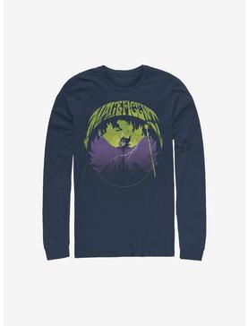 Plus Size Disney Maleficent Maleficent Castle Flame Outline Long-Sleeve T-Shirt, , hi-res
